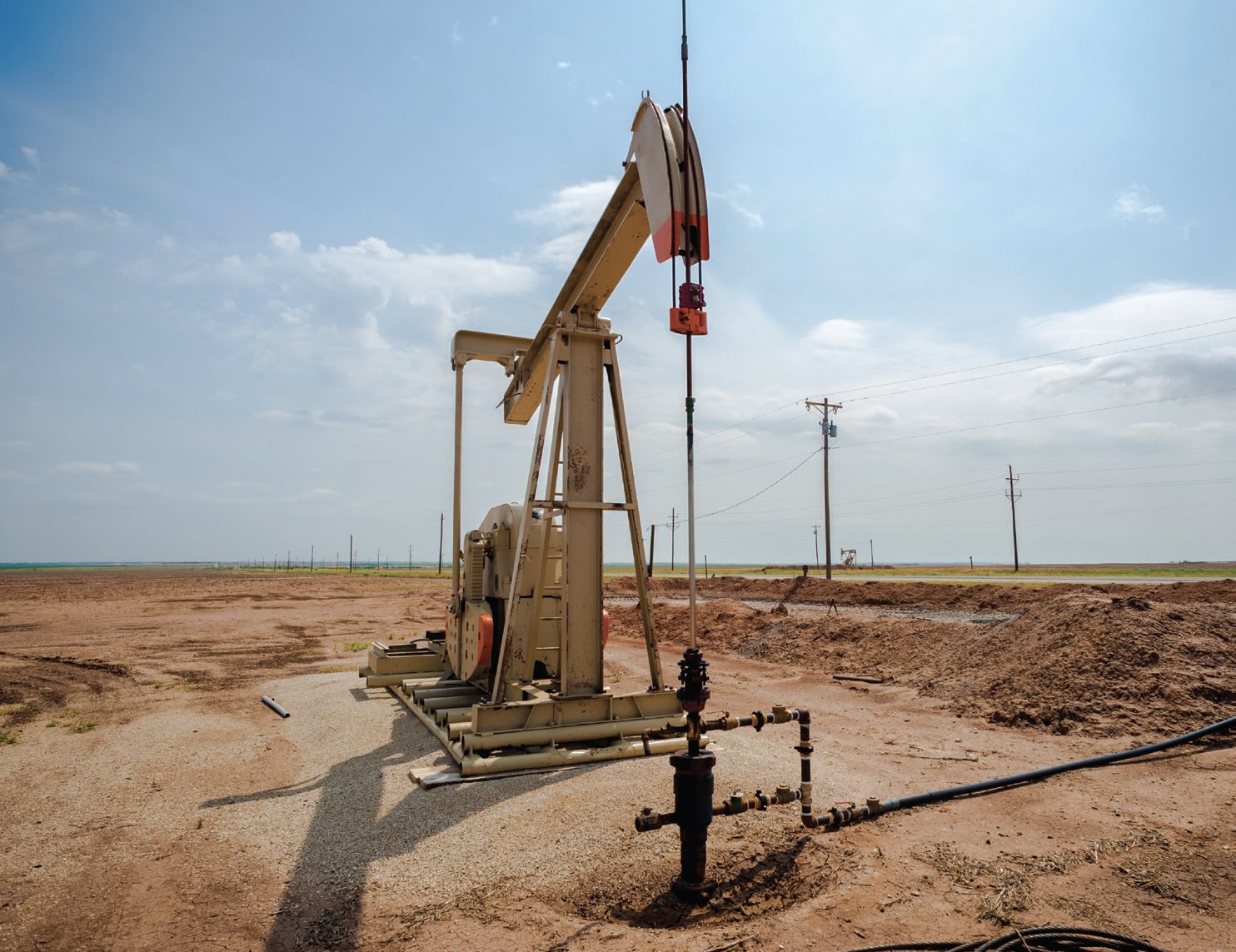 Photo of an oil pump